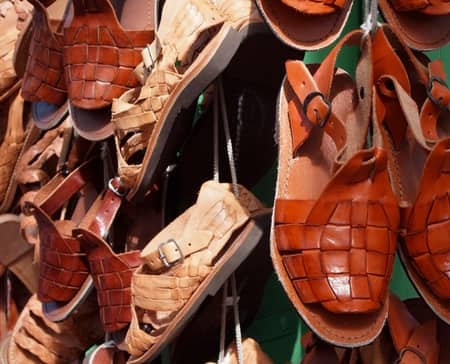 mexican sandals in spanish